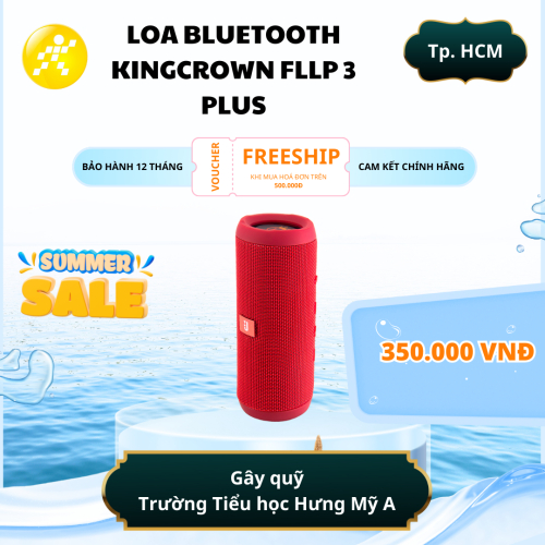 Loa Bluetooth KingCrown Fllp 3 Plus