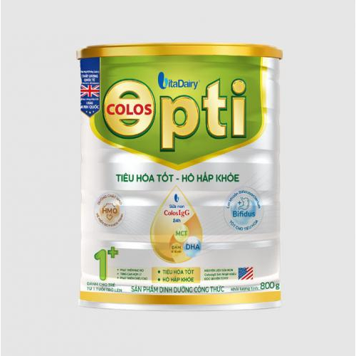 Sữa Bột COLOS OPTI 1+ Lon 800gr (Trên 1 Tuổi)